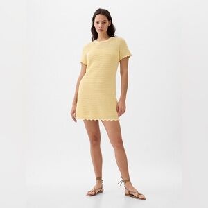 Mini 🧈 Butter yellow crochet dress